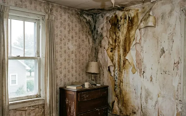 Bedroom before painting renovation