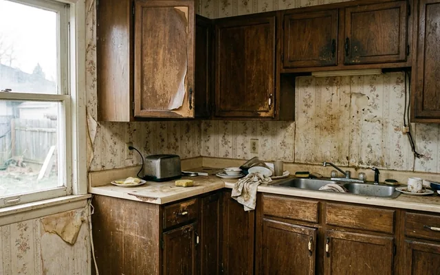 Kitchen before painting renovation